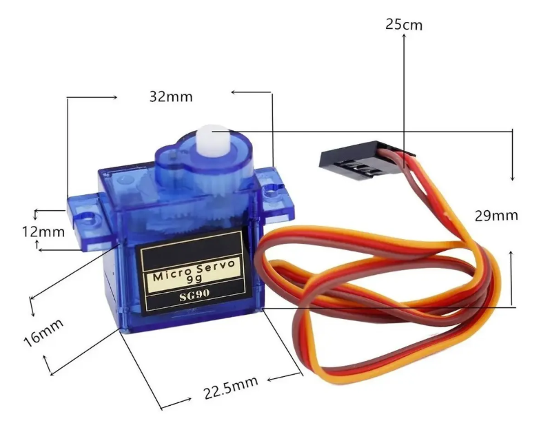 Servomotor 1.6 Kg Para Robotica 180° - Imagen 4